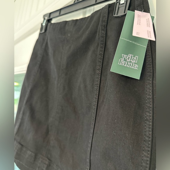 NWT Wild Fable Black Mini Skirt - Picture 3 of 4